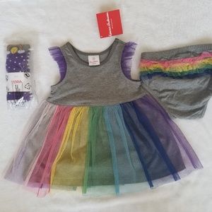 HA size 70 NWT comes with rainbow tights